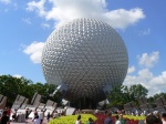 Esfera del parque Epcot en Walt Disney World Orlando