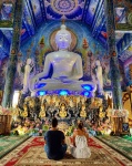 Blue temple in Chiang Rai
