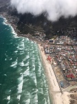 Muizenberg desde el vuelo en helicóptero