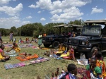 Mujeres Masai día de mercado local