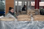 Pan tradicional lavash en Ereván - Armenia