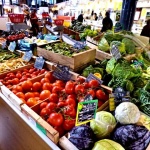 Mercado abastos en Albi (Francia)