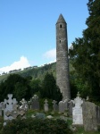The round tower of Glengalough