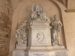 Statue in the courtyard of the Santa Croce, Florence.