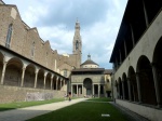 Santa Croce The view from the patio, Florence.