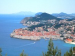 Vista Dubrovnik y costa croata