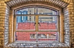 ventanal de la fábrica Guiness