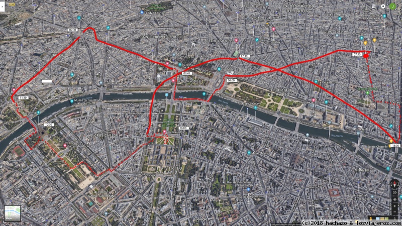 intinerario paris primer dia