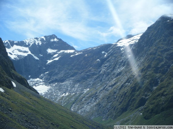 llegando a milford sound