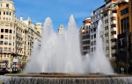 Fuente en el centro de Valencia