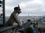 gargoyle eye view of Paris