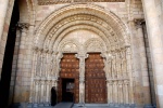 Portada románica de la Iglesia de San Vicente en Avila