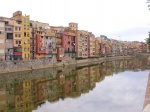 Overview of the houses in Girona Onyar