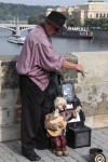 Marionetas en el Puente de Carlo. Praga