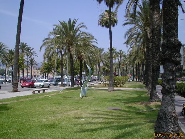 Paseo Maritimo en Palma - España