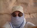 Carlos se protege de la tormenta - Libia
Carlos and the sandstorm - Libya
