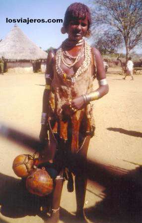Mujer de la tribu Hamer - Etiopia
Hamer tribe woman - Ethiopia