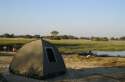 Slepping in Okavango Delta, Bostwana