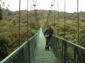 Ir a Foto: Monteverde - puentes elevados sobre el bosque 
Go to Photo: Monteverde - canopy walk