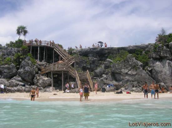 ruinas de tulum playa, - Riviera Maya - Mexico