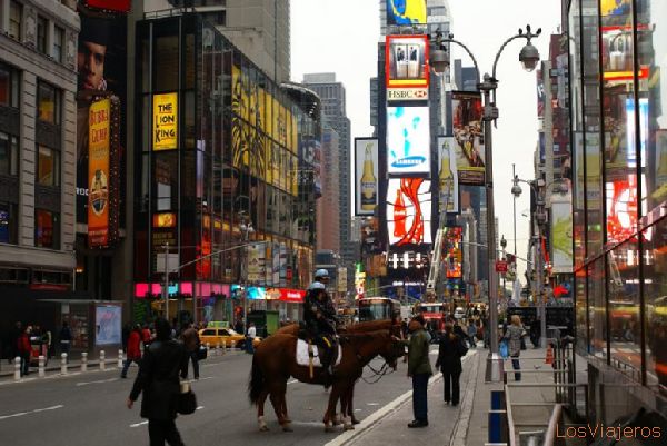 Policía a caballo - Nueva York - USA
