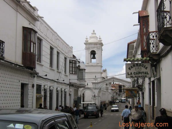 Calle del Centro Histórico de Sucre - Bolivia