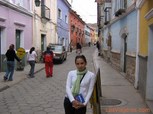 Calle del Centro Histórico de Potosí - Bolivia