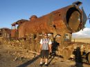 Go to big photo: Cemetery of trains at Colchani