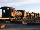 Cemetery of trains at Colchani