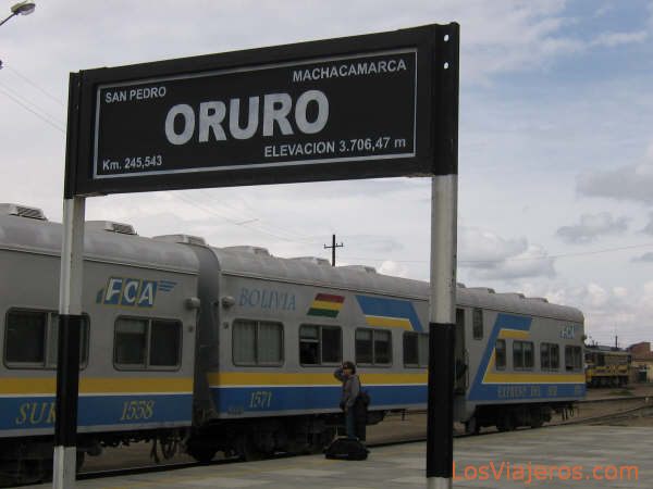 Estación de trenes de Oruro - Bolivia