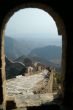Vista desde una torre de la Gran Muralla - China