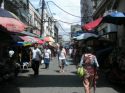 Mercadillo en una calle de Manila
Manila market