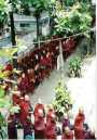 Go to big photo: Ceremony of Buddhist Monks - Amarapura - Myanmar