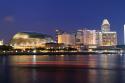 Go to big photo: Marina Bay on the night - Singapore