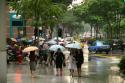 Go to big photo: Rain in the CBD - Central Business District - Singapore