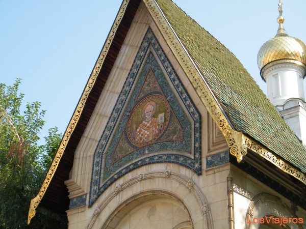 Detail of the entrance to the church of St. Nicolas, in Sofia - Bulgaria
Detalle de la portada de la iglesia de San Nicolás, en Sofia - Bulgaria