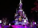 Castillo de la Bella Durmiente iluminado - Disneyland París - Francia