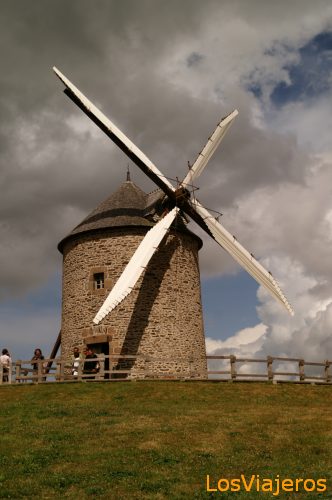 Molino de viento -Normandia- Francia