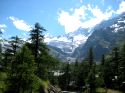 Ir a Foto: Saas Fee, peqeuño pueblo 
Go to Photo: Saas Fee, small village