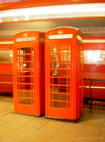 Típica cabina londinense - Reino Unido