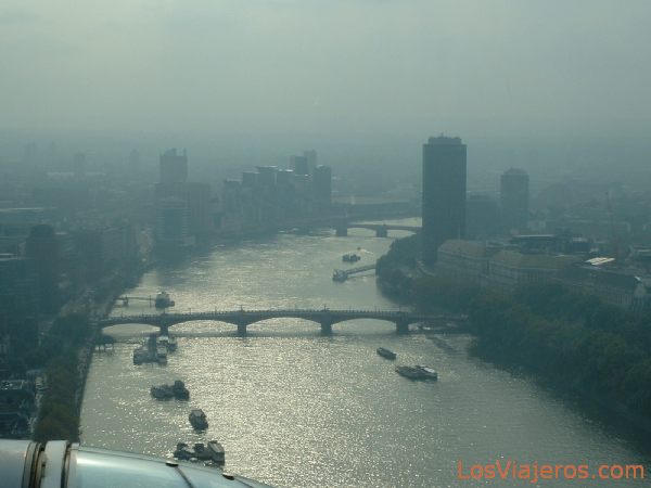 Rio Tamesis desde el London Eye - Reino Unido