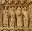 Go to big photo: Saint Denis without head in Notre Dame - Paris