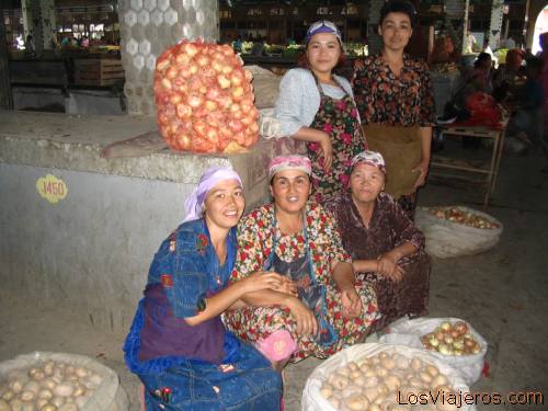 Escenas de mercado -Samarcanda-UZBEKISTAN - Asia